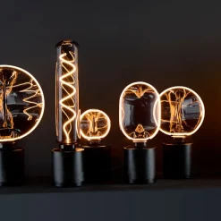 Glühbirne Vintage LED Rauchglas Rund XL
