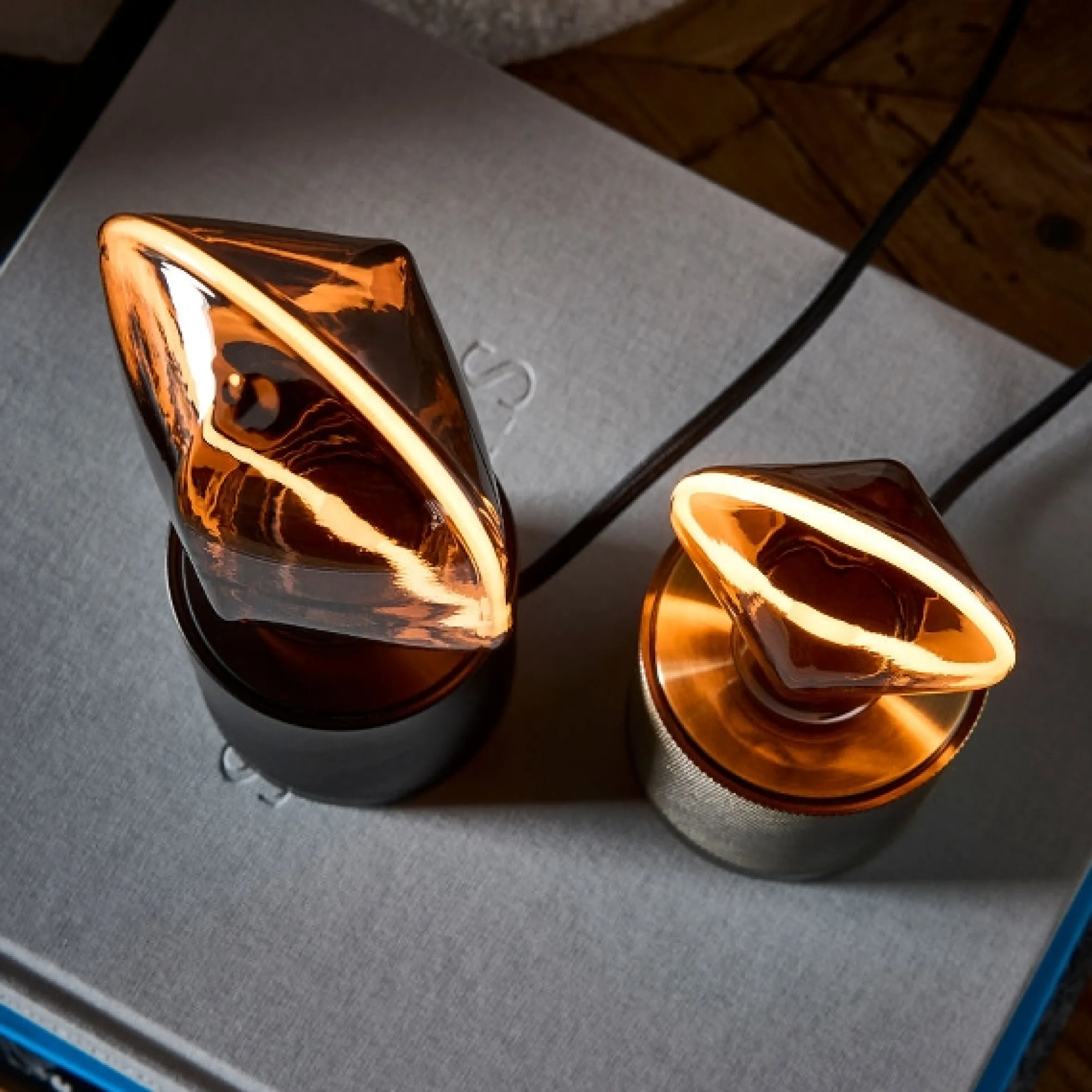 Glühbirne Vintage LED Rauchglas Oval