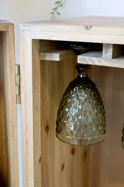 Hausbar Barschrank Squares Recyceltes Holz