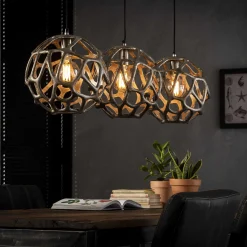 Hängelampe Cocoon Ball in Industrial Antik Finish