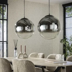 Hängelampe Pendelleuchte Shaded Rauchglas Bubble Seifenblase