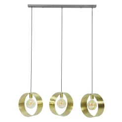 Hängelampe Vegas Gold Metall Retro Industrial