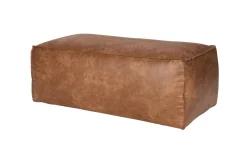 Hocker Leder Rodeo Pouf Cognac