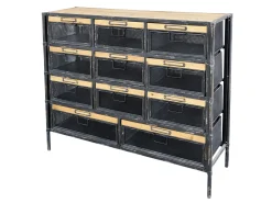 Industrial Factory Kommode Clément 11 Schübe