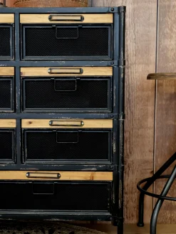 Industrial Factory Kommode Clément 11 Schübe