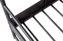 Industrial Himmelbett Metallbett Koje Schwarz Metall 120