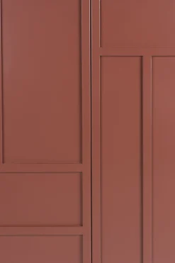 Industrial Schrank Hochkommode Davis Metall Rostrot