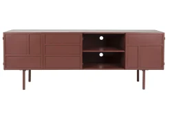 Industrial TV-Board Lowboard Davis Metall Rostrot