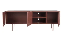 Industrial TV-Board Lowboard Davis Metall Rostrot