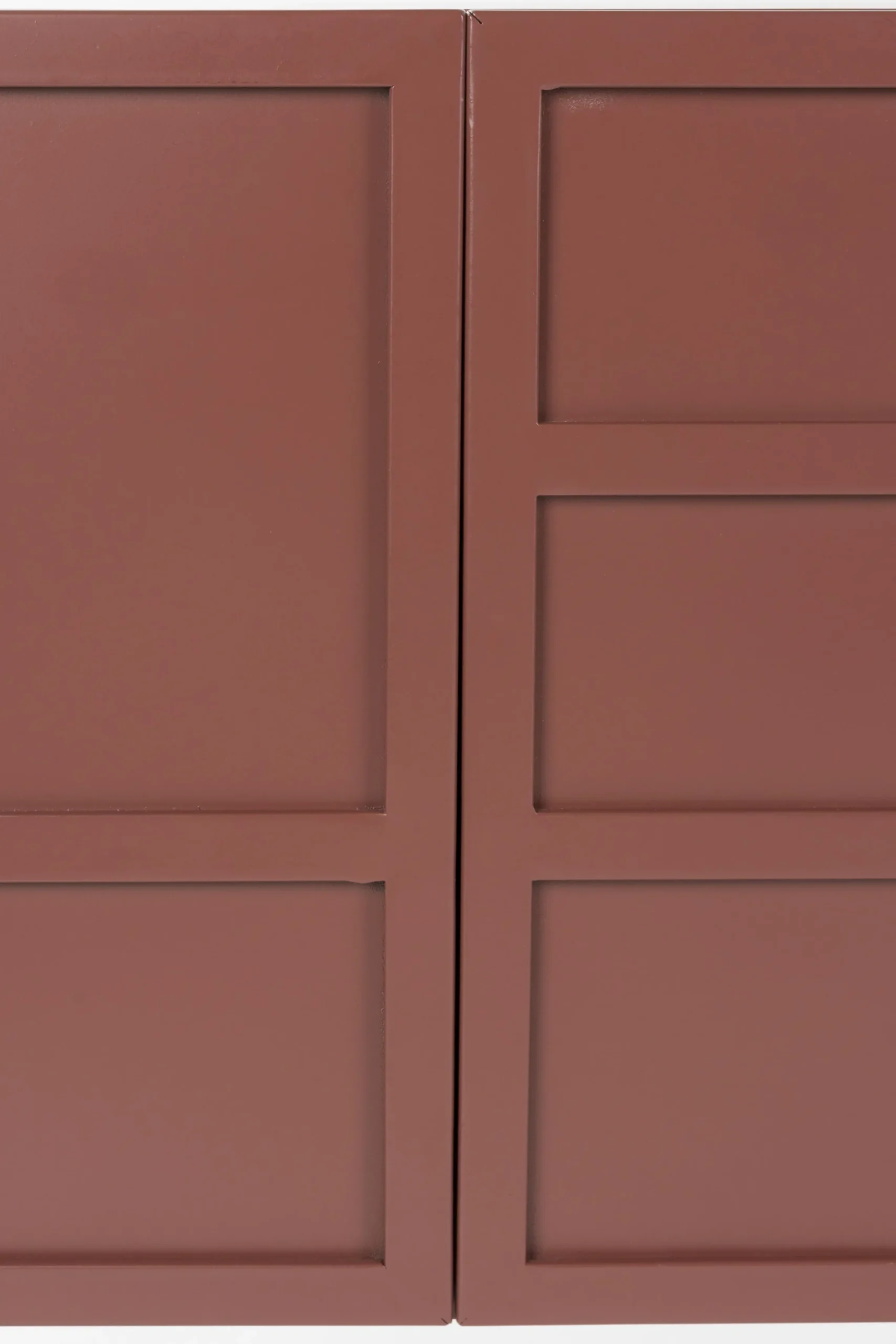 Industrial TV-Board Lowboard Davis Metall Rostrot