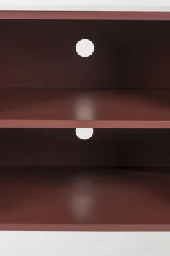 Industrial TV-Board Lowboard Davis Metall Rostrot