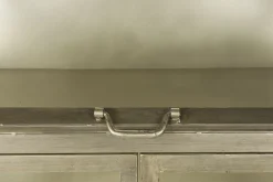 Industrial Vitrine Showcase Monviso Metall Glas Gold