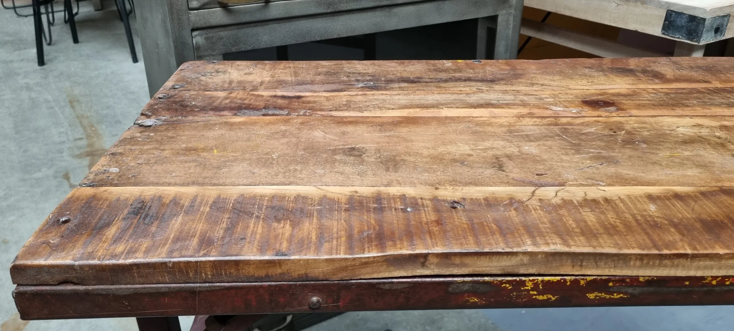 Kleiner Vintage Esstisch 105/60 Cafehaustisch Klappbar