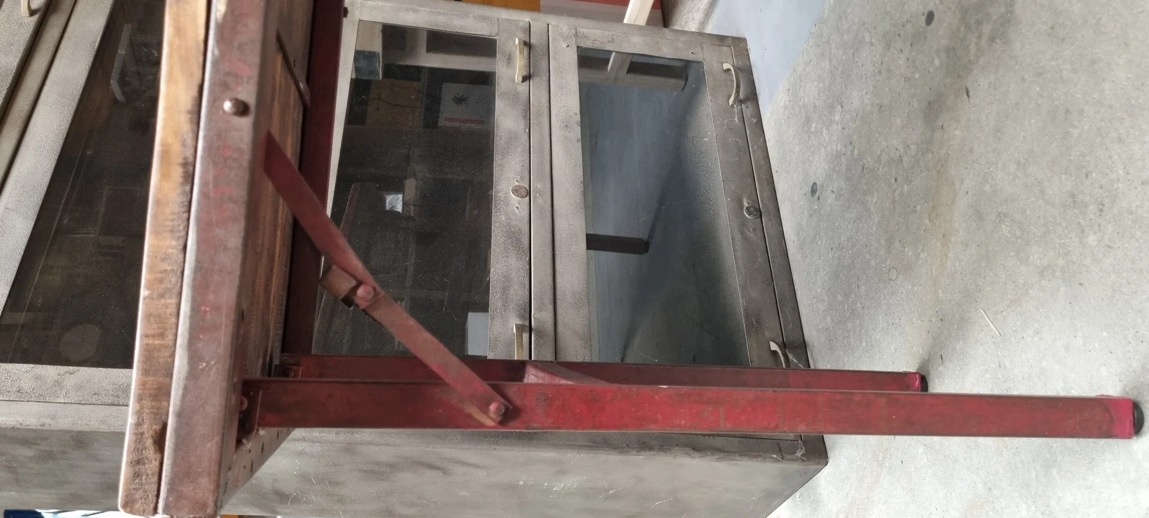 Kleiner Vintage Esstisch 105/60 Cafehaustisch Klappbar