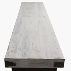 Konsolentisch Esstisch 170/40 Markttisch Vintage Klapptisch Weiß