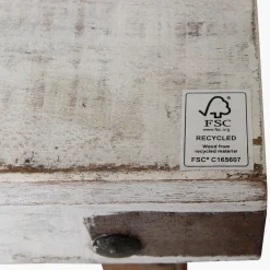 Konsolentisch Esstisch 170/40 Markttisch Vintage Klapptisch Weiß