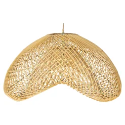 Lampenschirm Maze Boho Organic Rattan Webbing