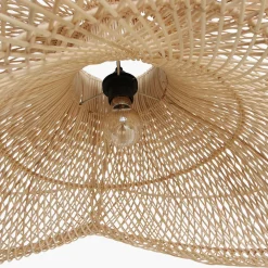 Lampenschirm Maze Boho Organic Rattan Webbing