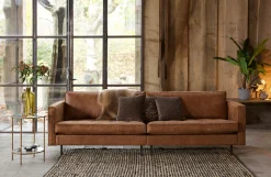 Ledersofa Classic Rodeo Chesterfield 3-Sitzer Cognac 275