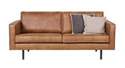 Ledersofa Rodeo 2,5-Sitzer Cognac 190