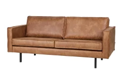 Ledersofa Rodeo 2,5-Sitzer Cognac 190