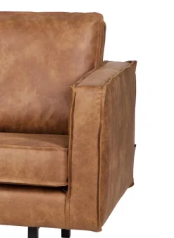 Ledersofa Rodeo 2,5-Sitzer Cognac 190