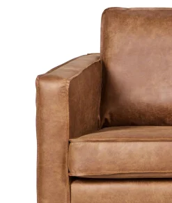 Ledersofa Rodeo 2,5-Sitzer Cognac 190