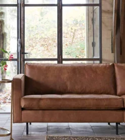 Ledersofa Rodeo 3-Sitzer Cognac 280