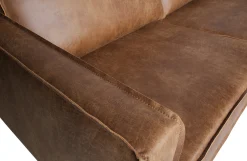 Ledersofa Rodeo 3-Sitzer Cognac 280