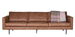 Ledersofa Rodeo 3-Sitzer Cognac 280