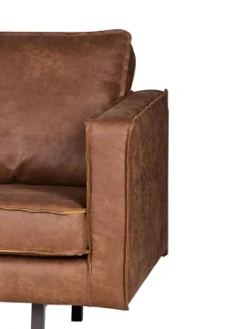 Ledersofa Rodeo 3-Sitzer Cognac 280