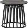 Outdoor Couchtisch Beistelltisch Boy Bliss Kunststoff Schwarz