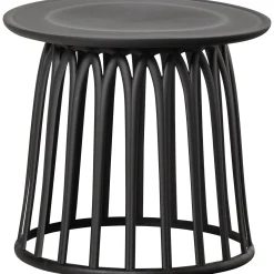 Outdoor Couchtisch Beistelltisch Boy Bliss Kunststoff Schwarz