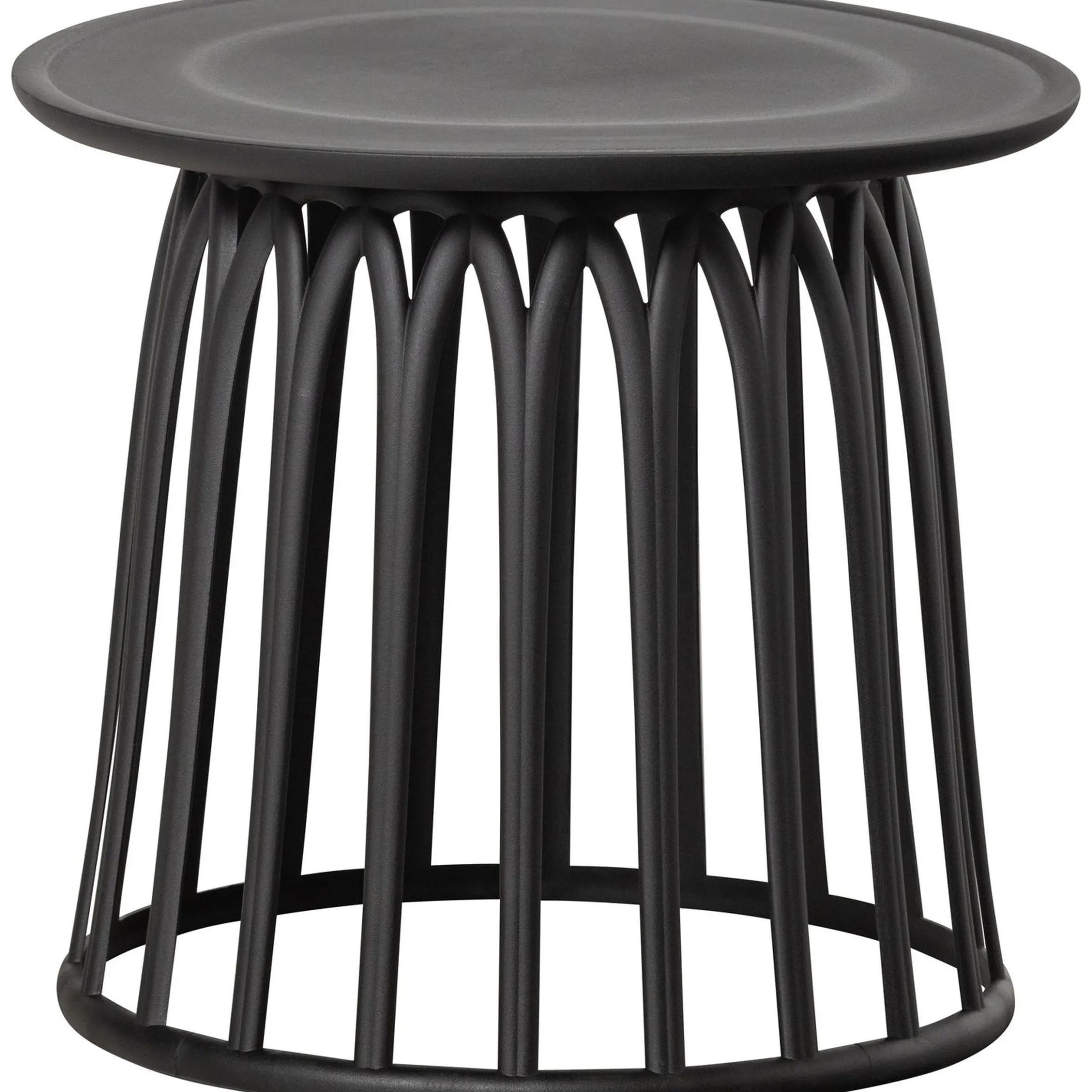 Outdoor Couchtisch Beistelltisch Boy Bliss Kunststoff Schwarz