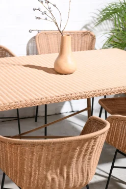 Outdoor Esstisch 210/100 Cabana PE-Rattan/Alu