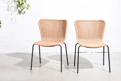 Outdoor Rattanstuhl Esszimmerstuhl Cabana Butterfly Stapelbar PE-Rattan