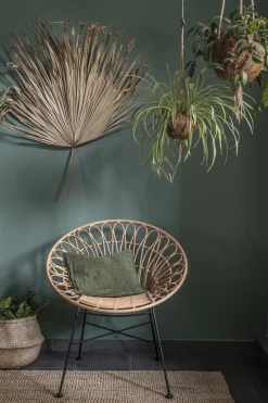 Rattansessel Hacienda PE-Rattan Peacock In/Outdoor Natur