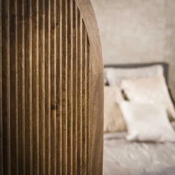 Raumteiler Paravent Wave 3-teilig Mangoholz