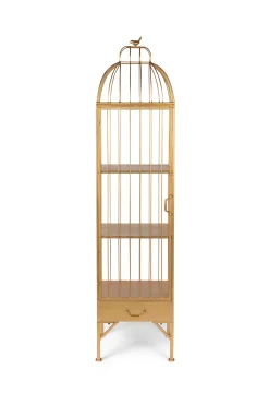 Regal Unlock Me Metall Gold Vogelkäfig