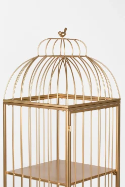 Regal Unlock Me Metall Gold Vogelkäfig