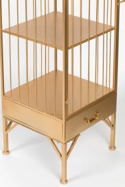 Regal Unlock Me Metall Gold Vogelkäfig