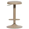 Retro Barhocker Monochrome Metall höhenverstellbar Sand