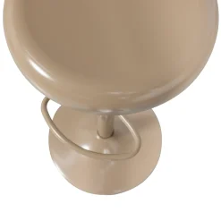 Retro Barhocker Monochrome Metall höhenverstellbar Sand