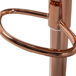 Retro Barhocker Monochrome Metall höhenverstellbar Kupfer