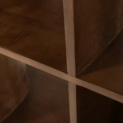 Retro Bücherregal Standegal Raumteiler Sinne Mangoholz