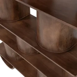 Retro Bücherregal Standegal Raumteiler Sinne Mangoholz