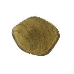 Retro Beistelltische Eclipse Glas Metall Antik-Gold S