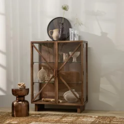 Retro Couchtisch Beistelltisch Frits Metall Bronze