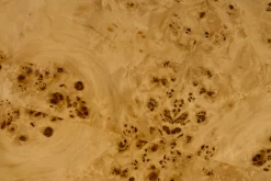 Retro Couchtisch Beistelltisch Quinn Wurzelholzfurnier 51 cm