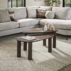 Retro Couchtischsets Maya Teakholz verschiedene Ausführungen